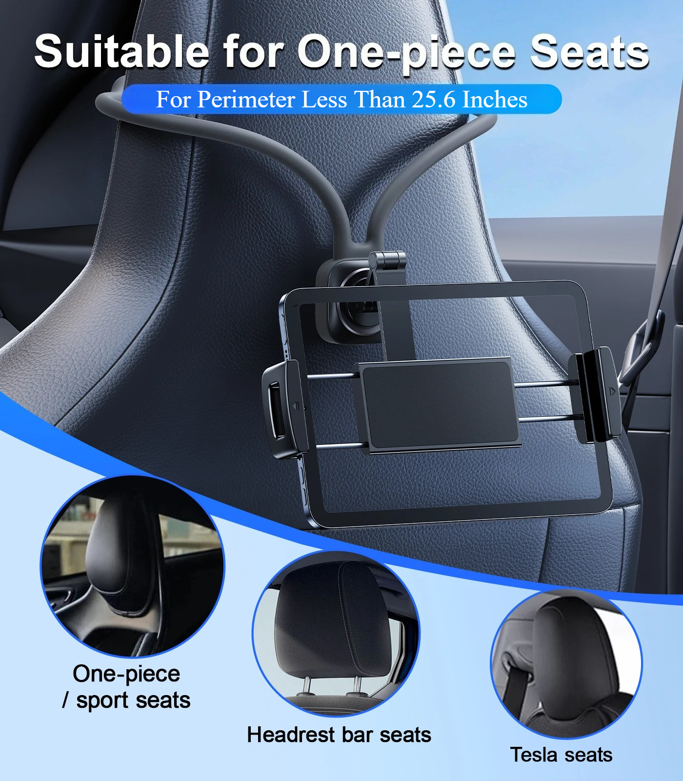 Car Accessories Tablet Holder - Hipacool Car Seatback Tablet Holder Stand