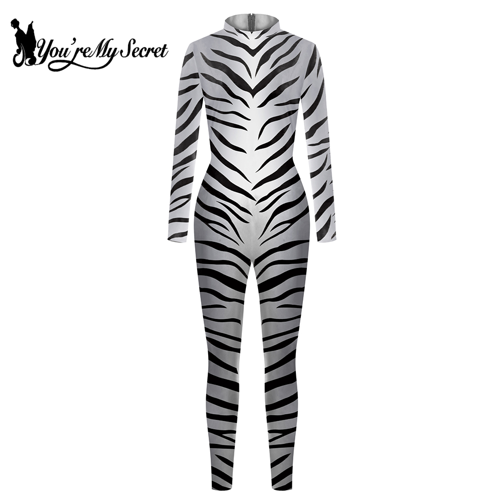 Zebra Tablet Accessories - [You're My Secret] Zebra Skin Jumpsuit