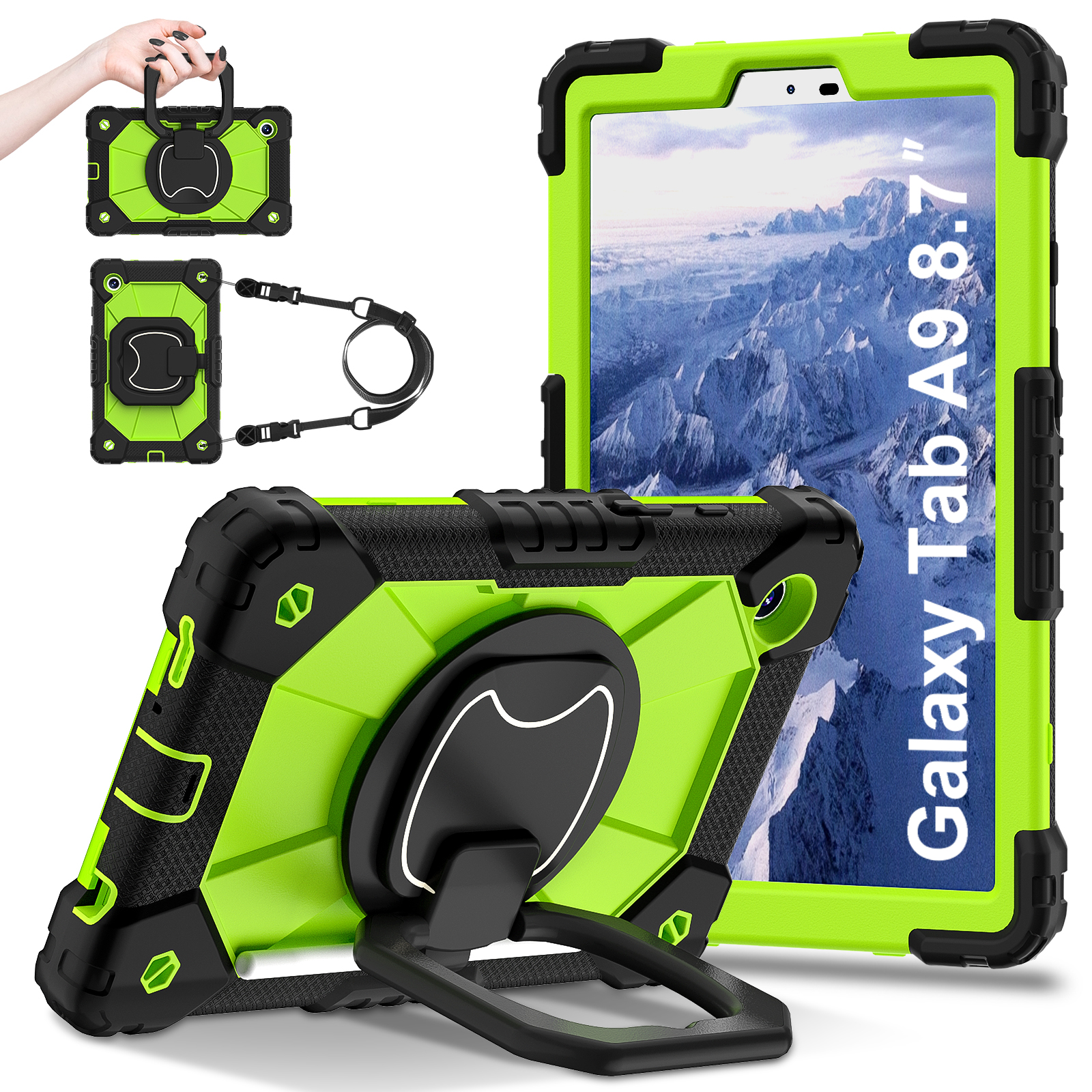 Cheap Tablet Accessories - Rotating Heavy Duty Case For Samsung