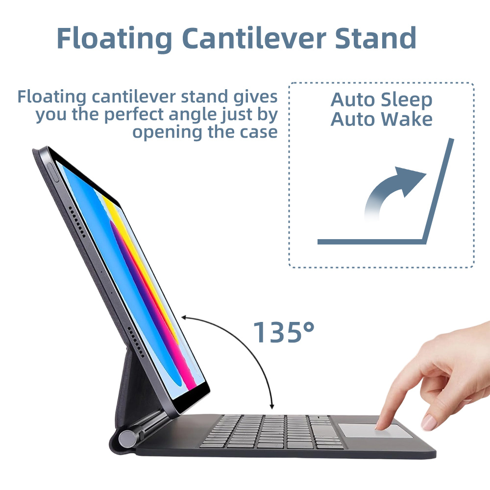 2026 Magic Keyboard with Bluet - Tablet Ipad Accessories ulasan dan harga