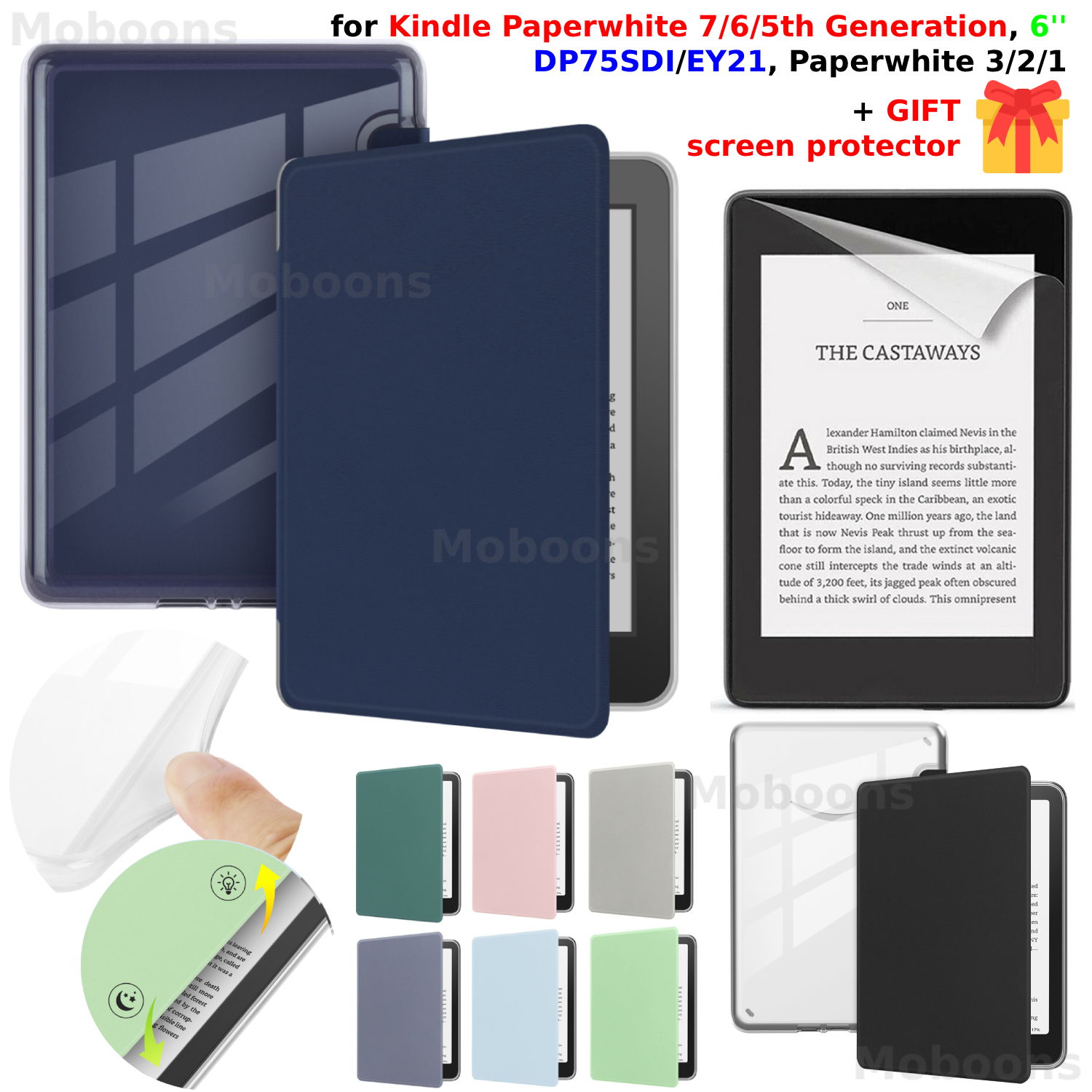 For Kindle Paperwhite 7/6/5th  - Kindle Tablet Accessories ulasan dan harga