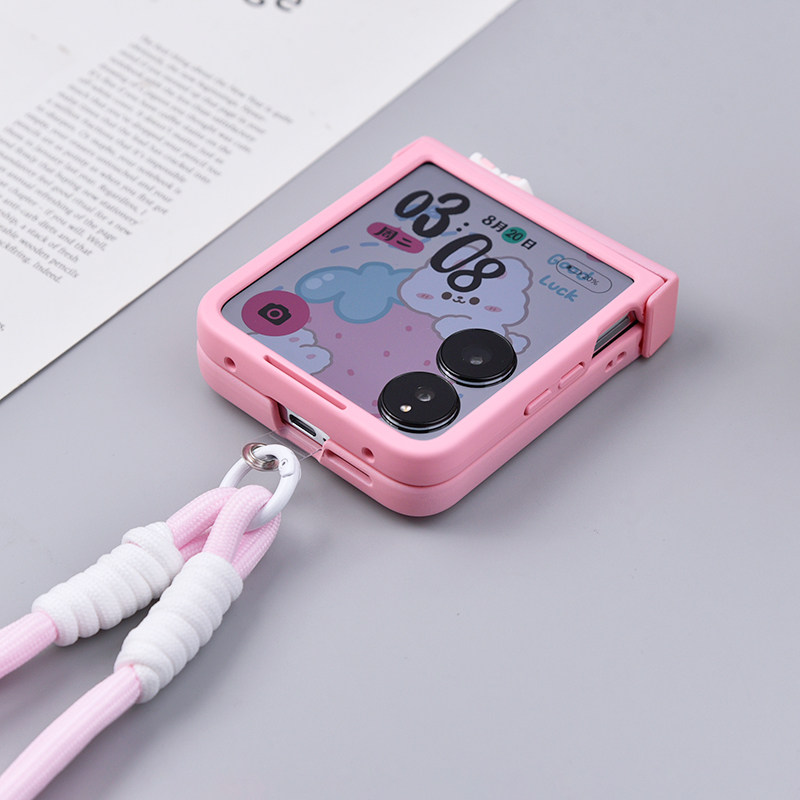 Cute Rabbit Ears Hinge Phone C - Motorola Tablet Accessories ulasan dan harga