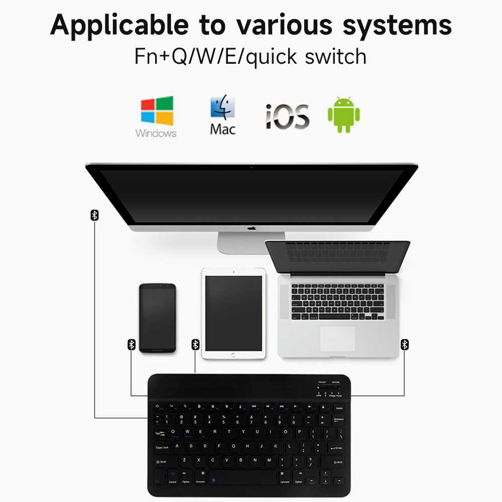 Bluetooth Keyboard for IOS And - Tablet Accessories Keyboard ulasan dan harga