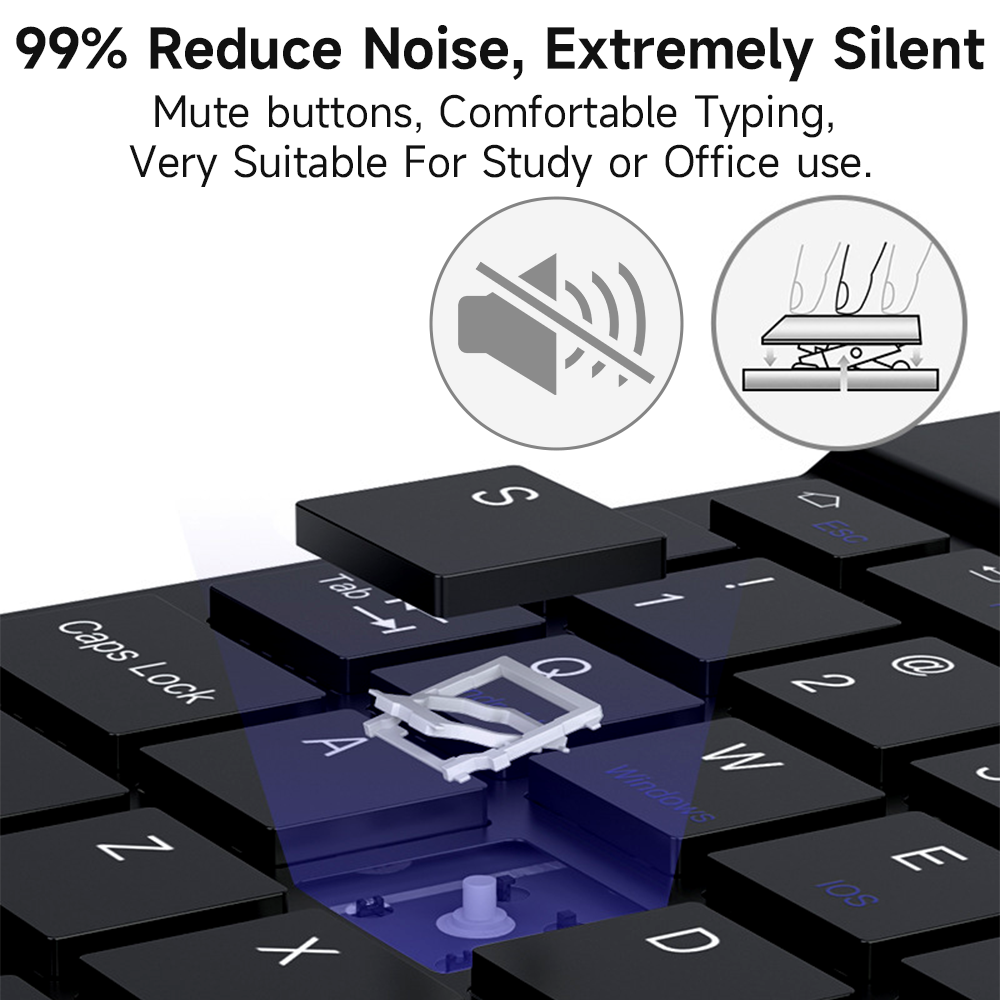 Bluetooth Keyboard for IOS And - Tablet Accessories Keyboard ulasan dan harga
