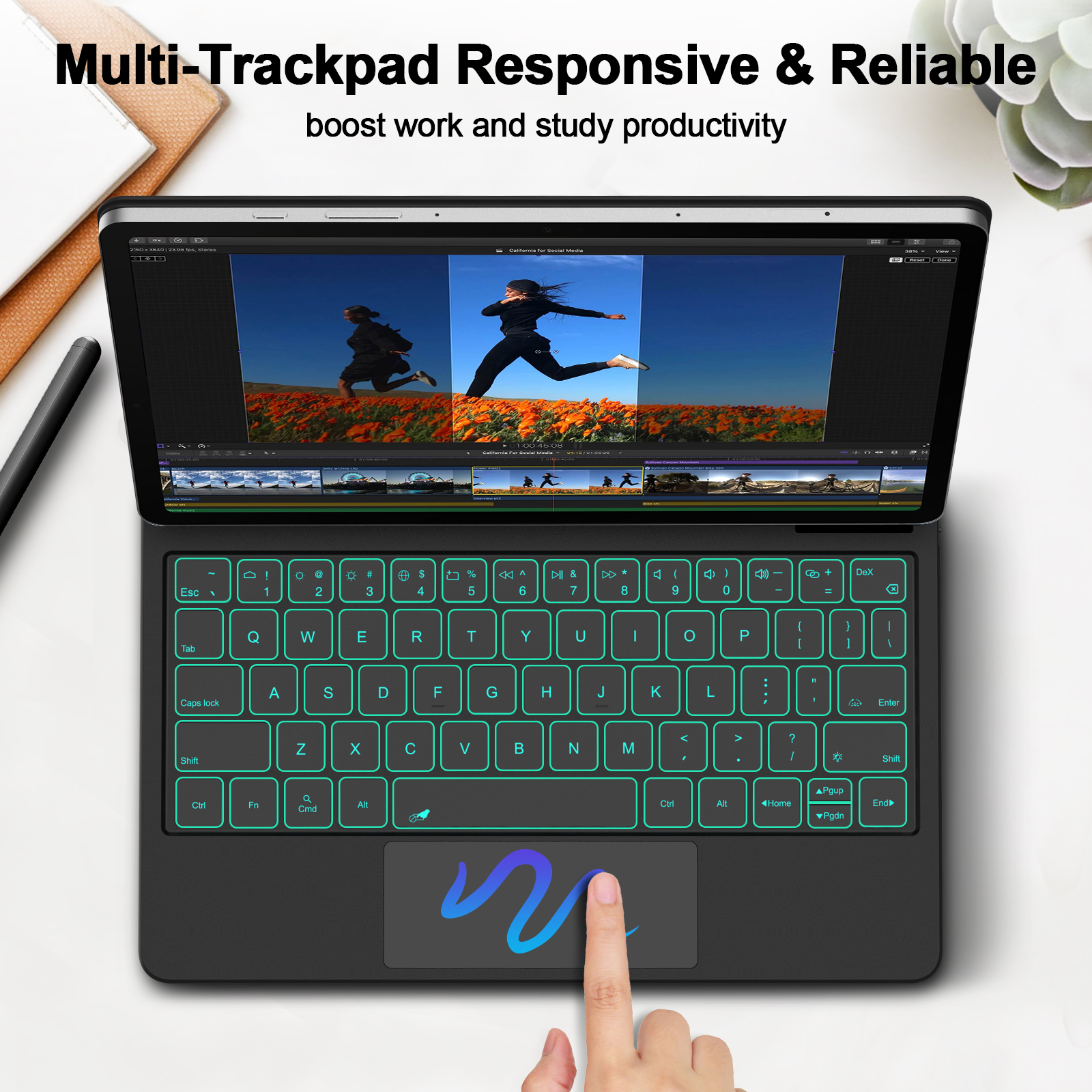 Magic Keyboard For Samsung Gal - Cheap Tablet Accessories ulasan dan harga