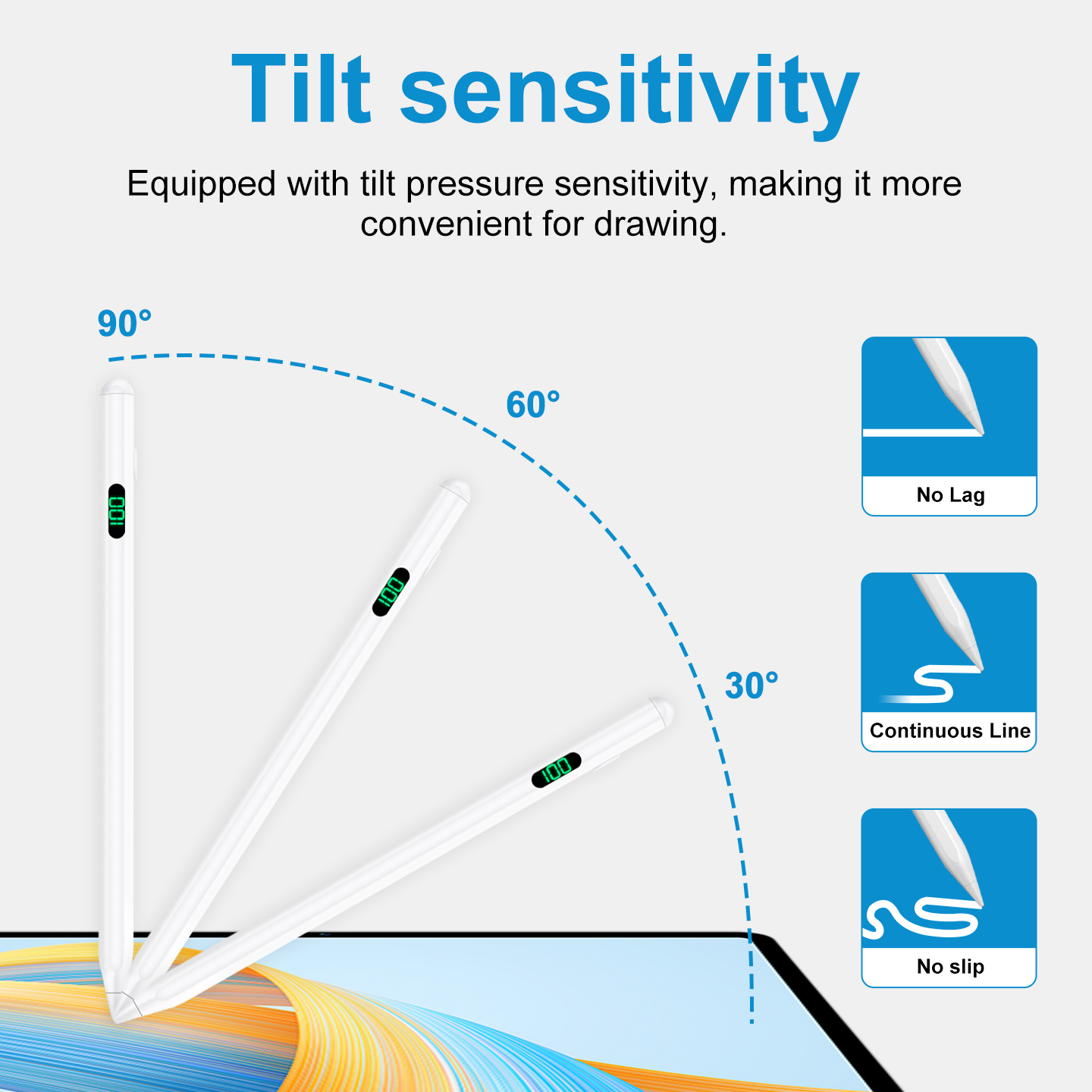 Universal Actiive Stylus Pen F - Lenovo Tablet P12 Accessories ulasan dan harga