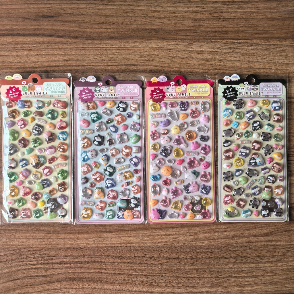 4Pcs Kawaii 3D Embossed Cartoo - Tablet Accessories For Kids ulasan dan harga
