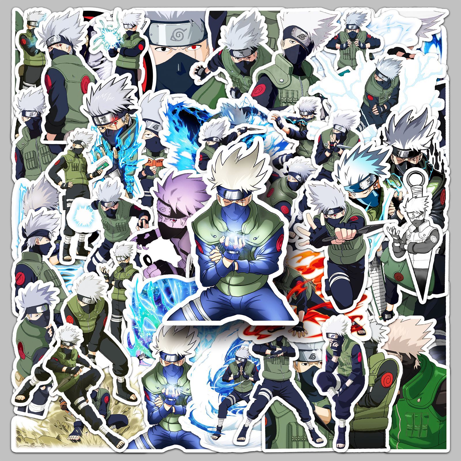50pcs Anime Naruto Hatake Kaka - Tablet Computer Accessories ulasan dan harga