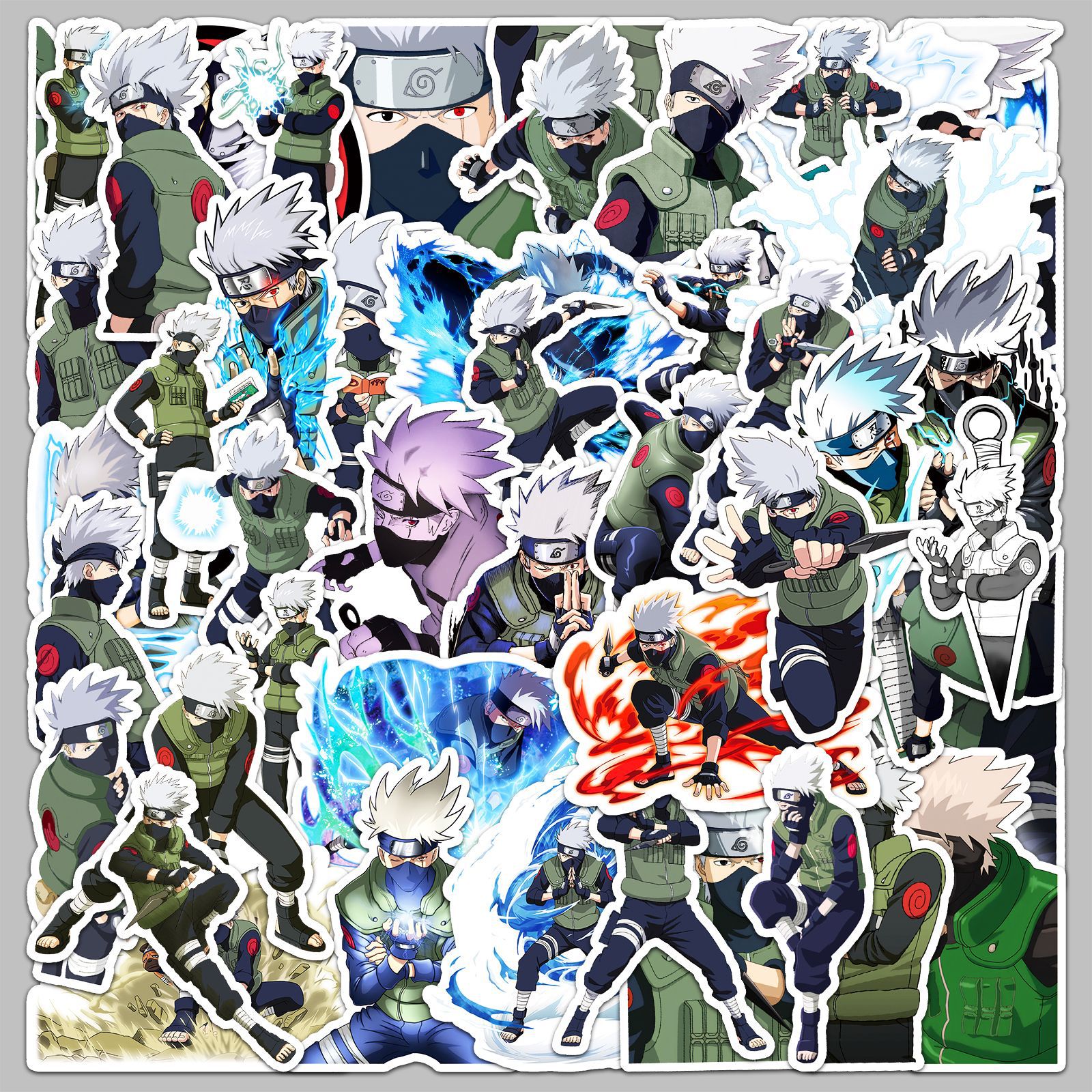 50pcs Anime Naruto Hatake Kaka - Tablet Computer Accessories ulasan dan harga