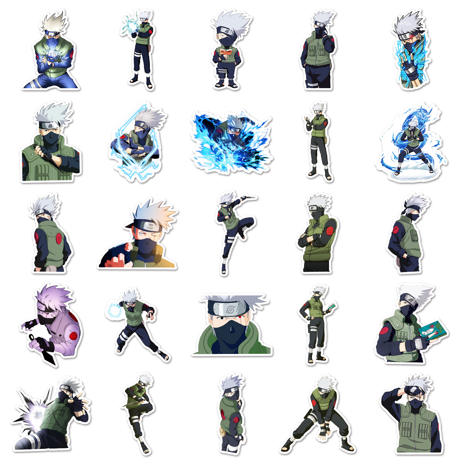 50pcs Anime Naruto Hatake Kaka - Tablet Computer Accessories ulasan dan harga