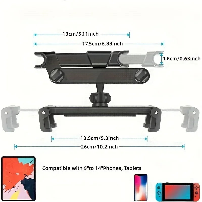 Foldable Car Phone Holder Back - Car Accessories Tablet Holder ulasan dan harga