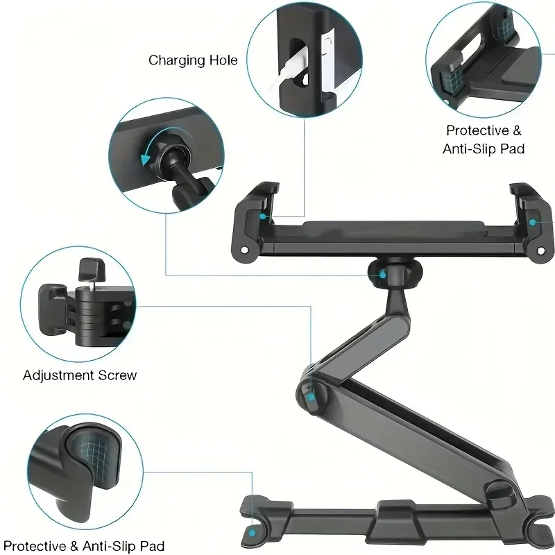 Foldable Car Phone Holder Back - Car Accessories Tablet Holder ulasan dan harga