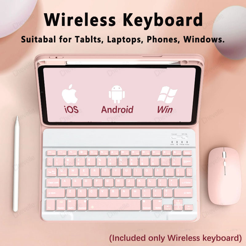 Wireless Bluetooth-compatible  - Tablet Accessories Keyboard ulasan dan harga