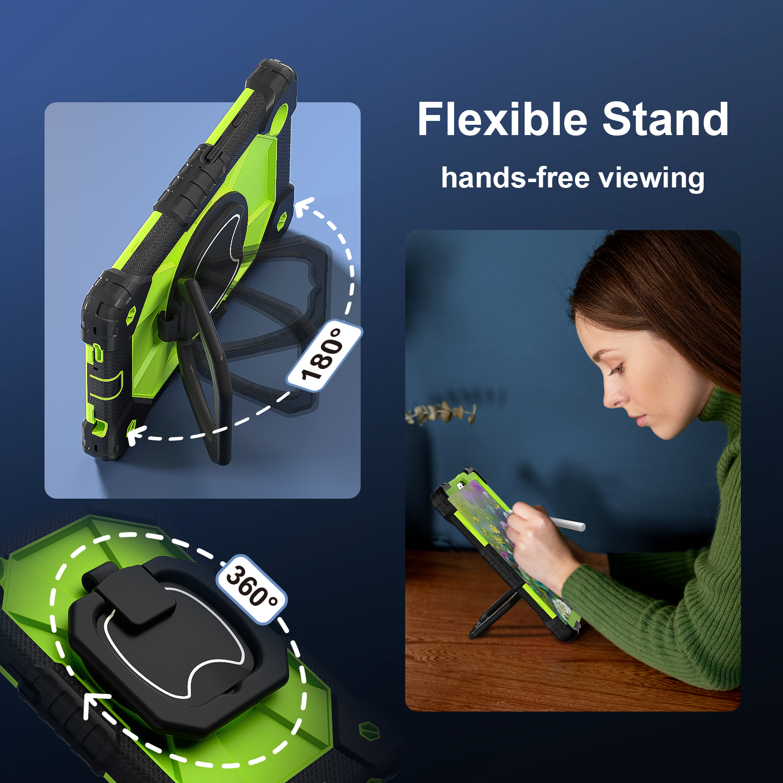 Rotating Heavy Duty Case For S - Cheap Tablet Accessories ulasan dan harga