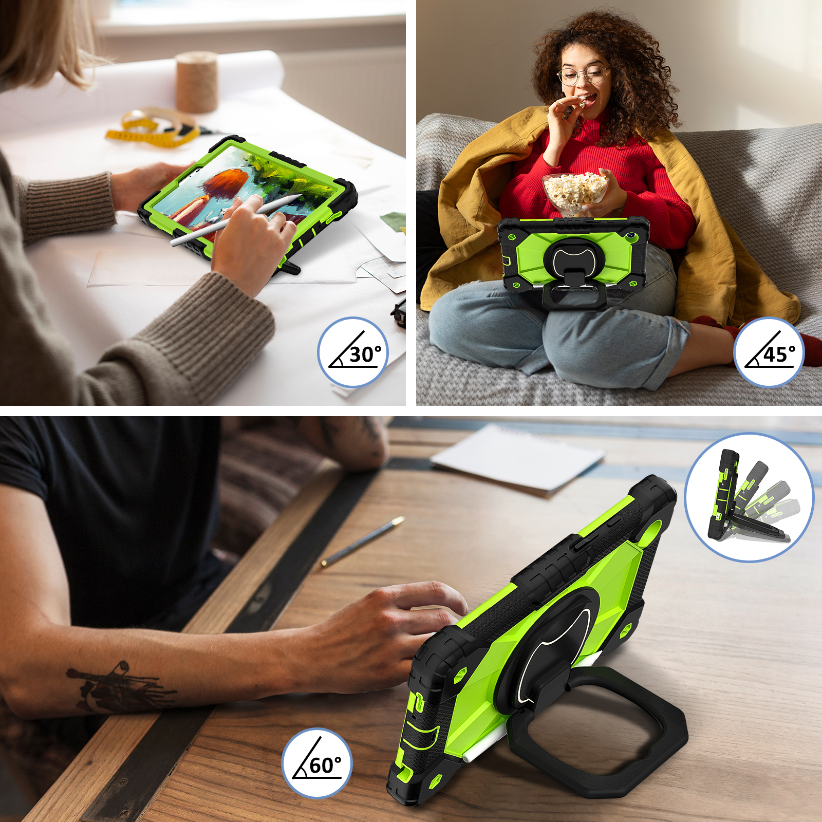 Rotating Heavy Duty Case For S - Cheap Tablet Accessories ulasan dan harga