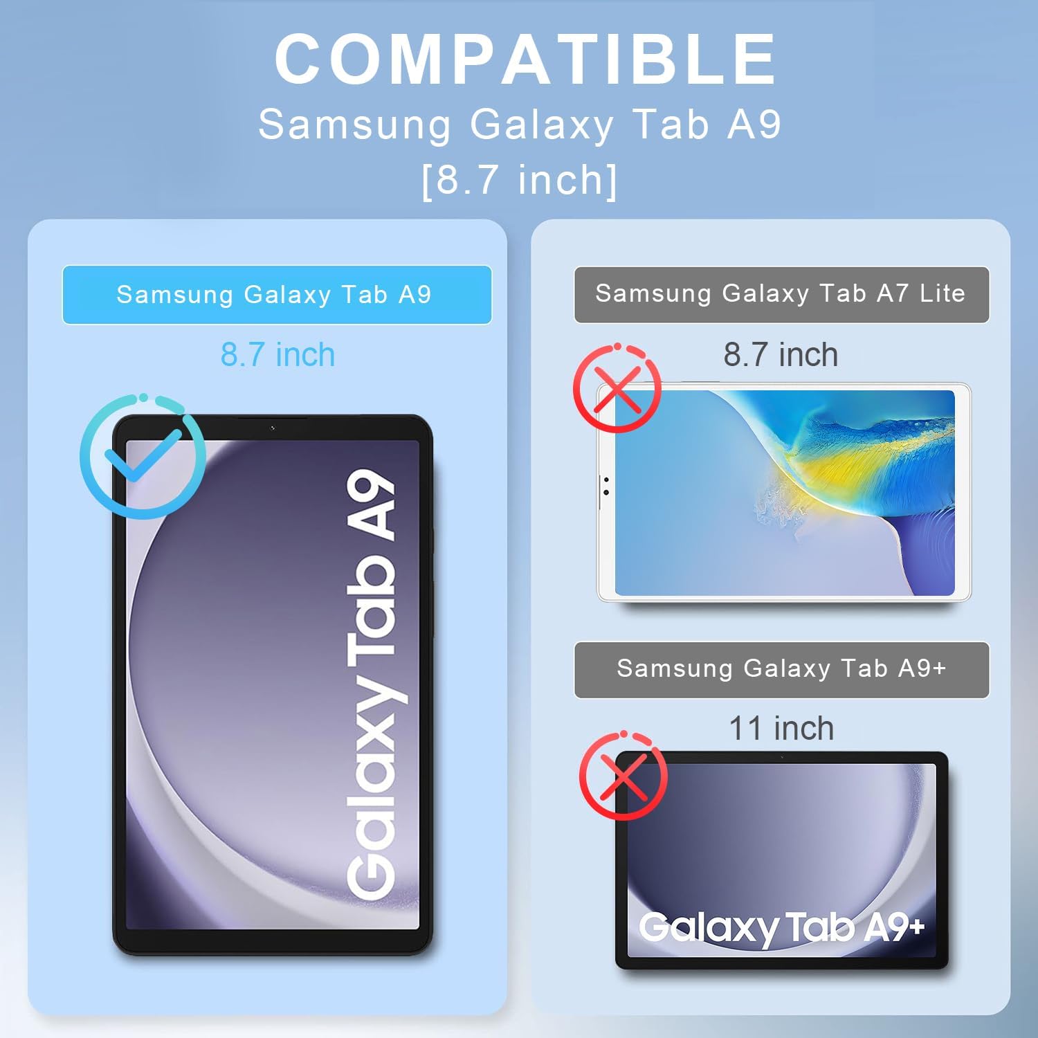 For Samsung Galaxy Tab A9 SM-X - Cheap Tablet Accessories ulasan dan harga