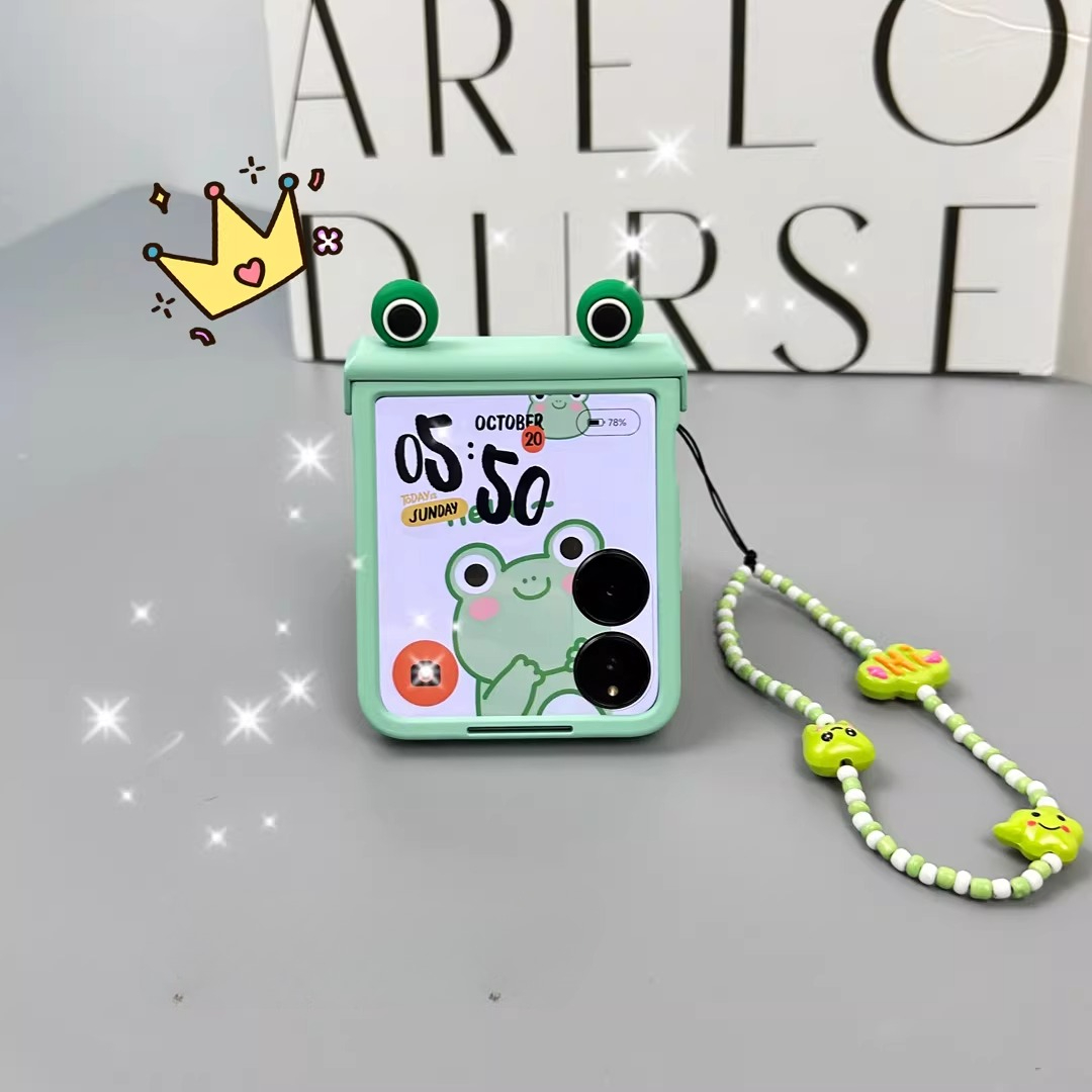 Cute Frog eyes Hinge Phone Cas - Motorola Tablet Accessories ulasan dan harga
