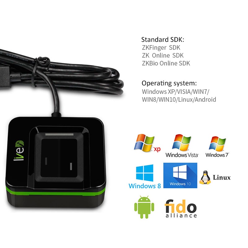 20R Optical Fingerprint Scanne - Windows Tablet Accessories ulasan dan harga