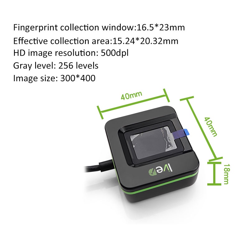20R Optical Fingerprint Scanne - Windows Tablet Accessories ulasan dan harga
