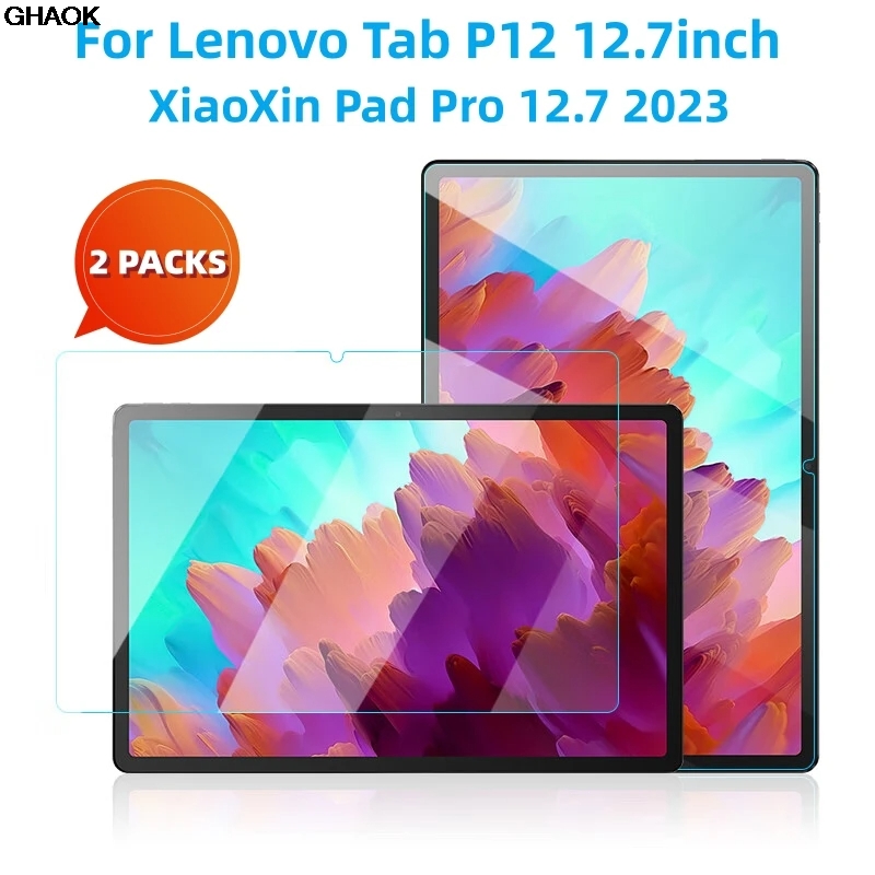 2Pcs Tempered HD Screen Protec - Lenovo Tablet P12 Accessories ulasan dan harga