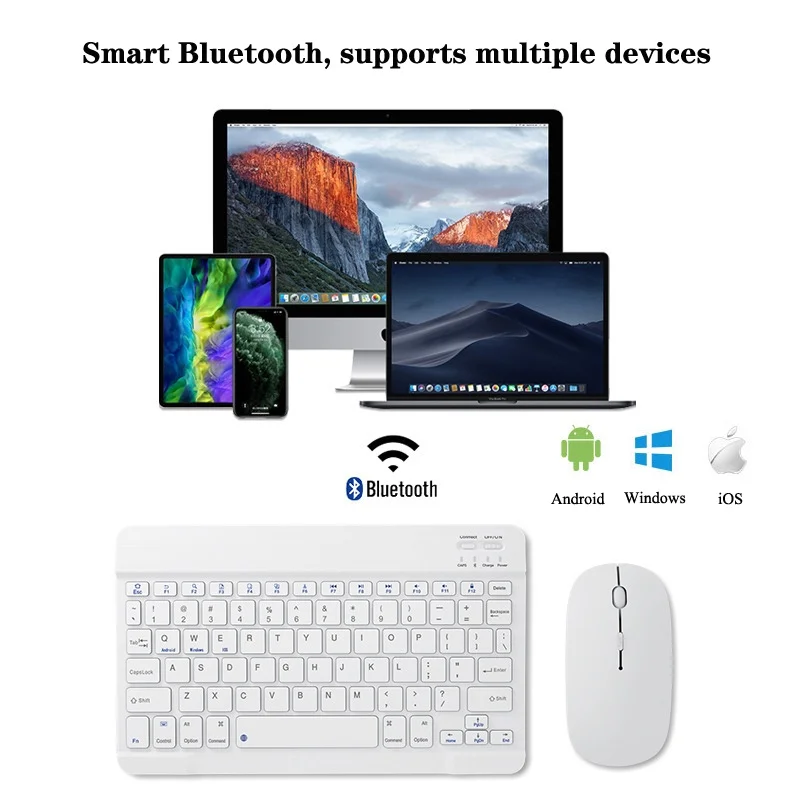 Universal Wireless Keyboard fo - Tablet Accessories Keyboard ulasan dan harga