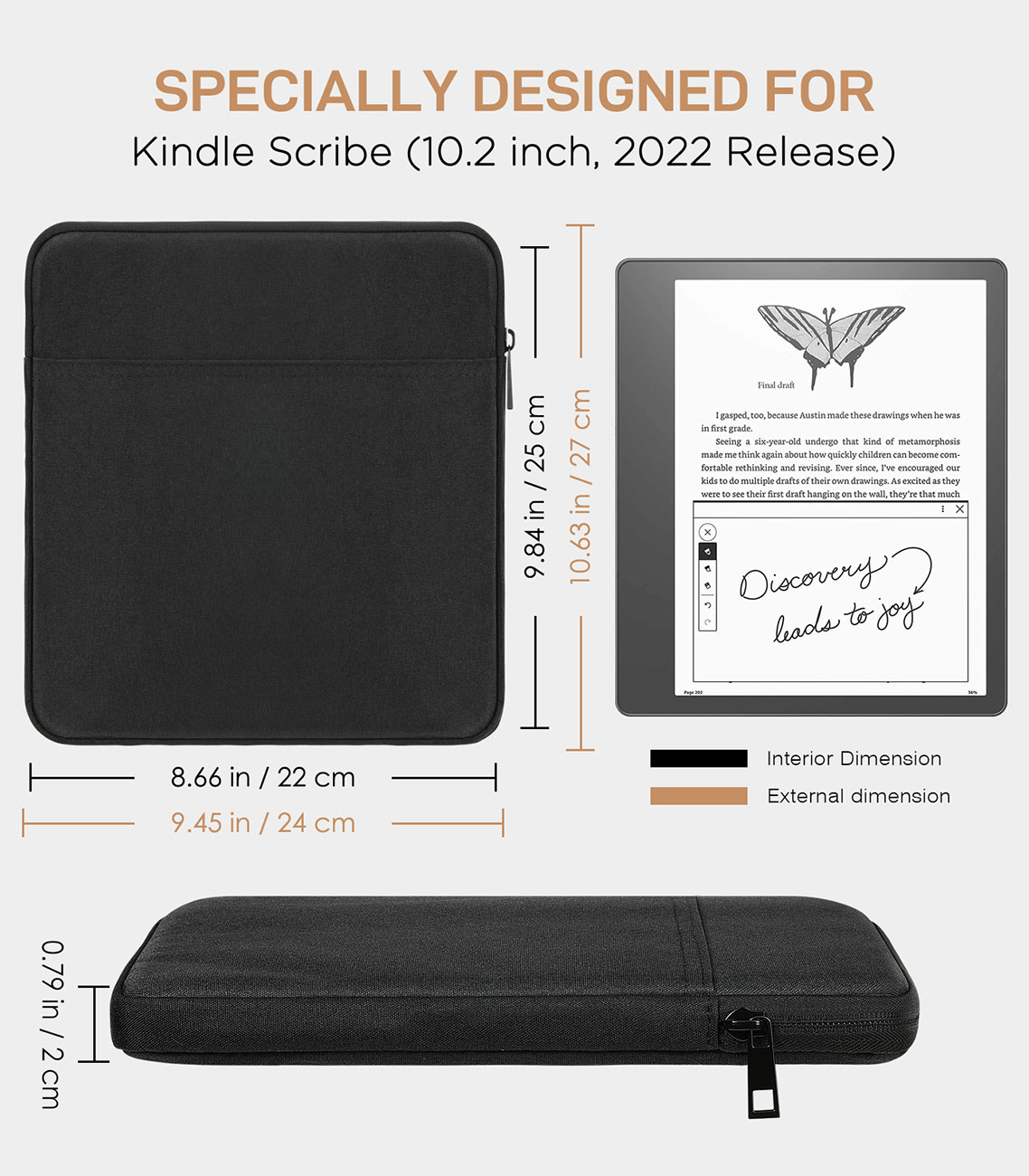 MoKo Tablet Sleeve for Kindle  - Kindle Tablet Accessories ulasan dan harga