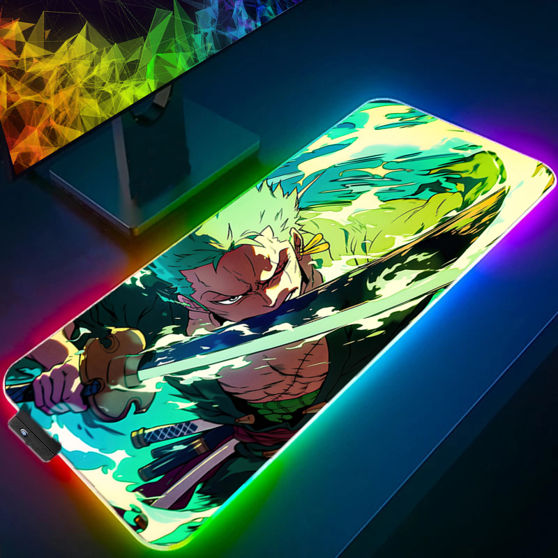 ONE PIECE Zoro Mouse Pad RGB G - Tablet Accessories Keyboard ulasan dan harga