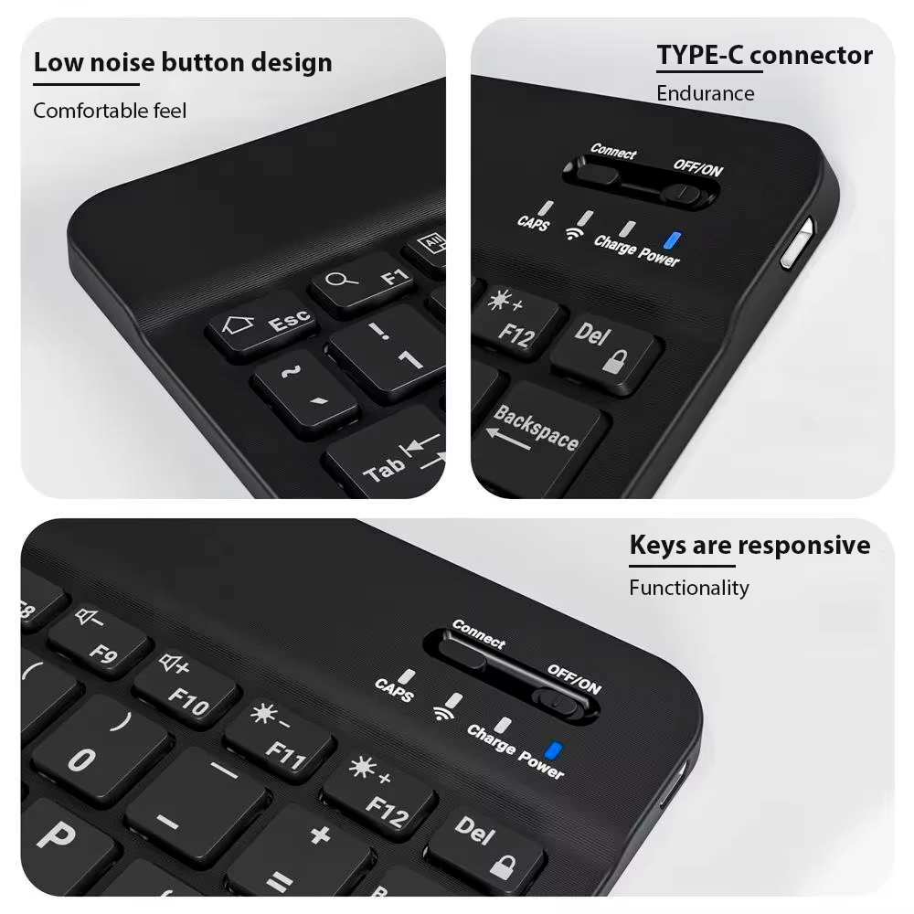 Bluetooth Wireless Keyboard Mo - Tablet Accessories Keyboard ulasan dan harga