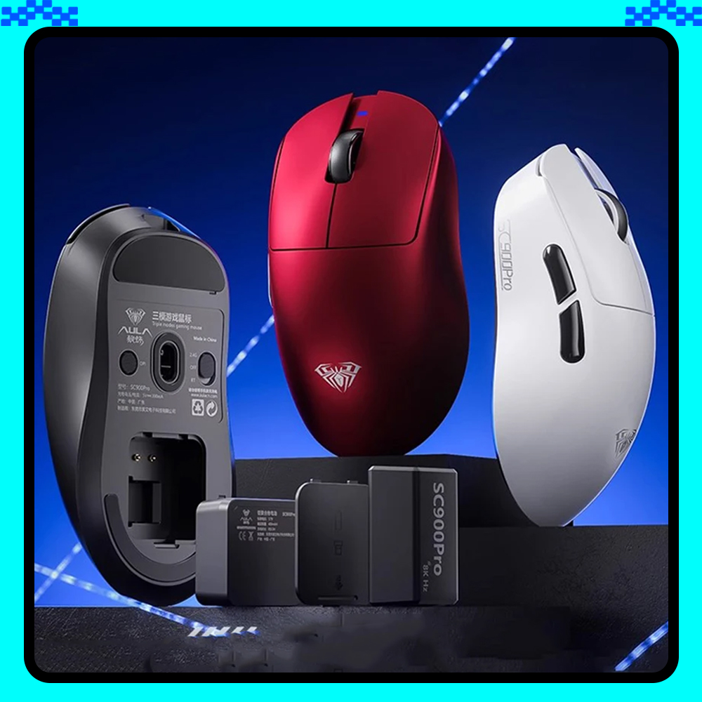 AULA SC900 Mouse Mouse Paw3950 - Tablet Computer Accessories ulasan dan harga