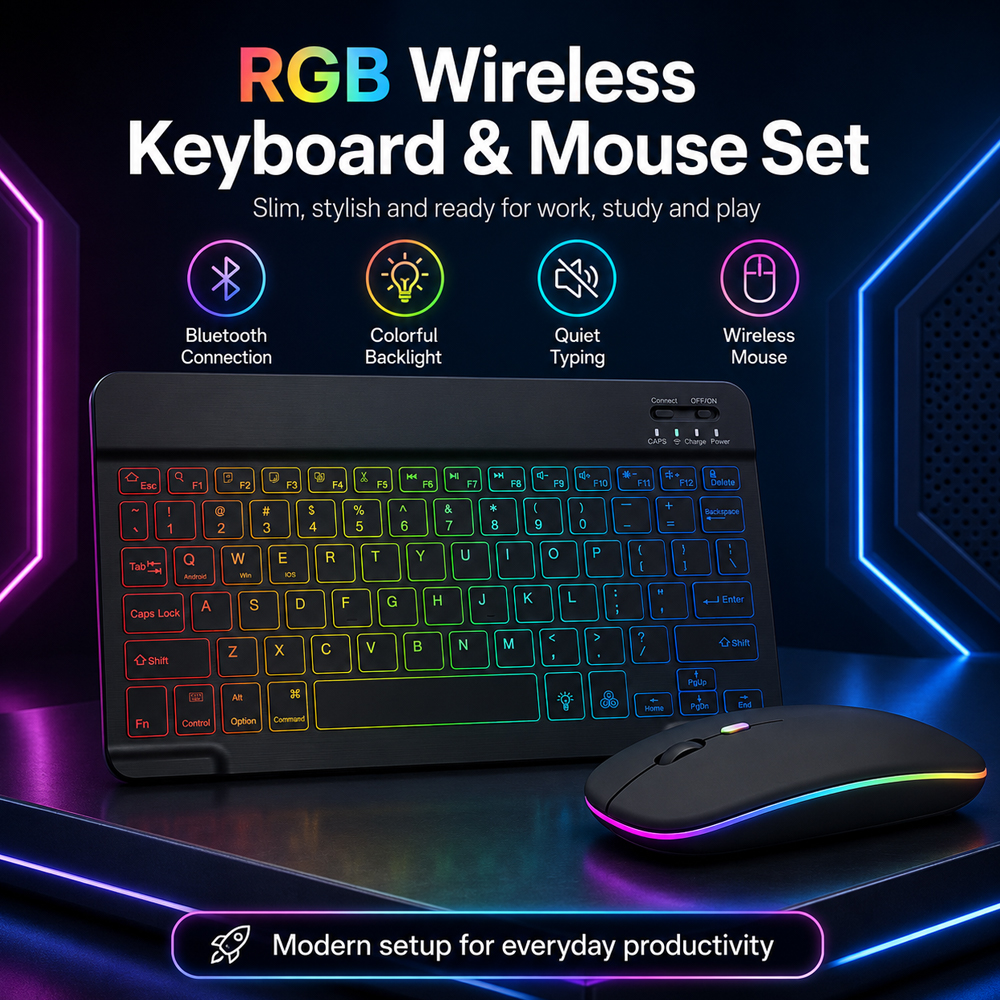 New Ultra Slim Portable 7 Colo - Tablet Accessories Keyboard ulasan dan harga