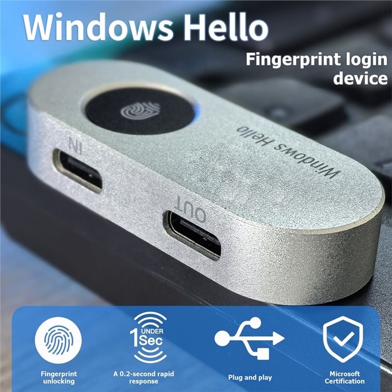 AS95-New Windows Hello Fingerp - Windows Tablet Accessories ulasan dan harga