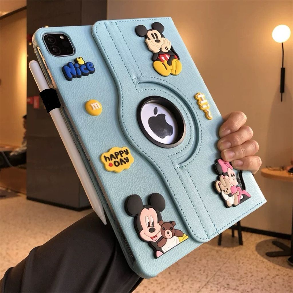 Cute Mickey Minnie Mouse IPad  - Tablet Accessories For Students ulasan dan harga