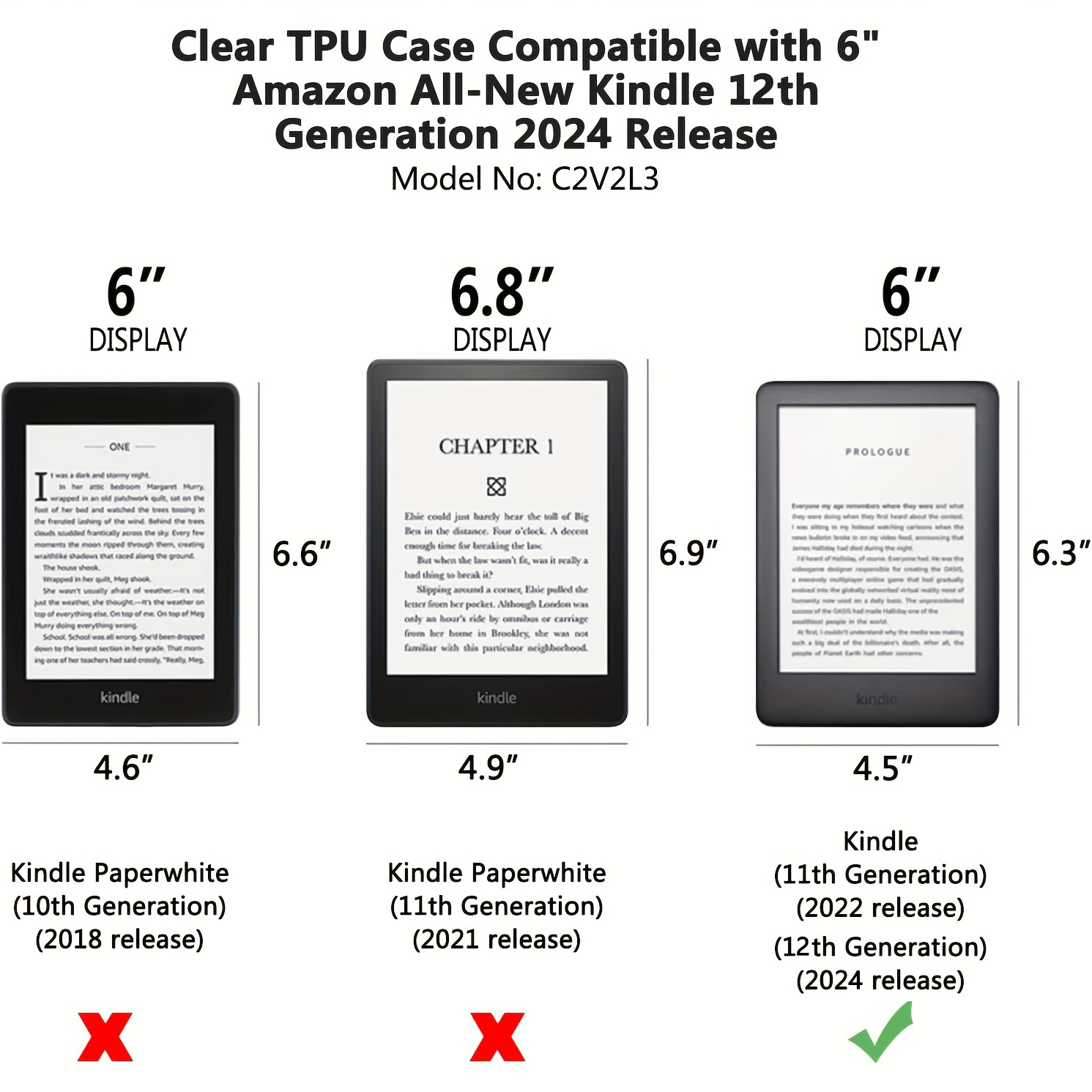 Silicon Case For 6'' All-new K - Kindle Tablet Accessories ulasan dan harga