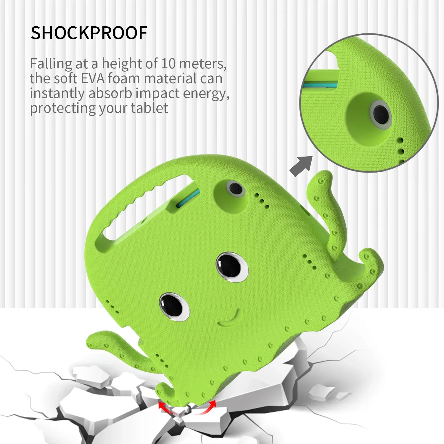 Octopuses EVA Kids Case for Sa - Cheap Tablet Accessories ulasan dan harga