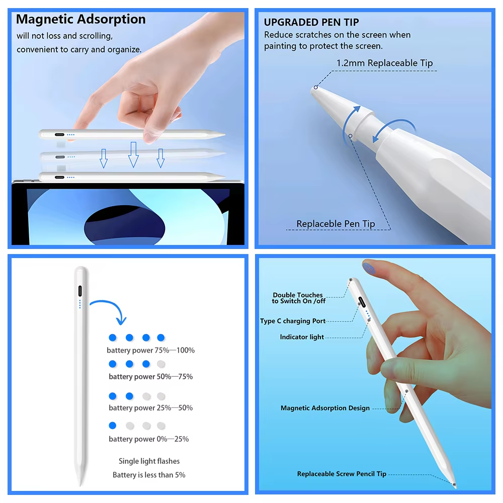 Active Stylus Pen for iPad Pen - Tablet Accessories For Kids ulasan dan harga