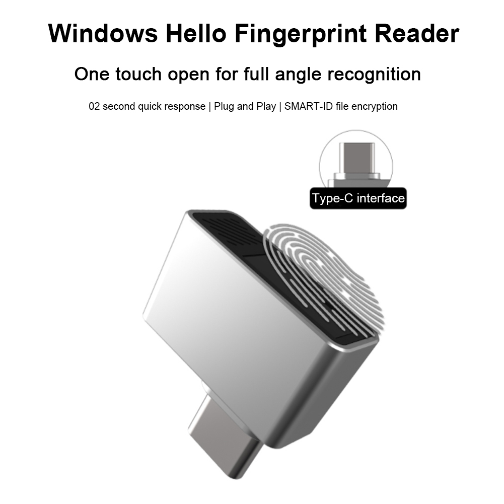 Type-C Biometric Scanner Passw - Windows Tablet Accessories ulasan dan harga