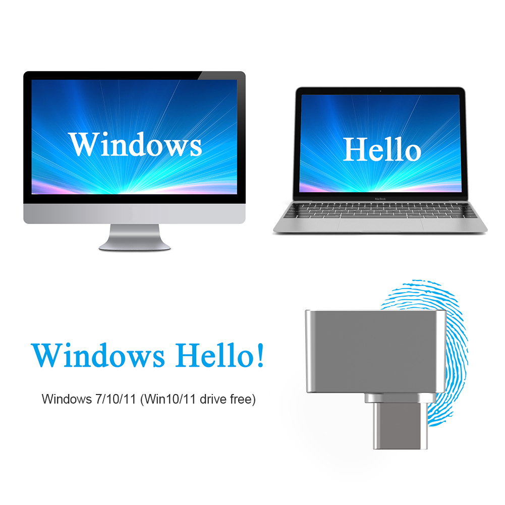 Type-C Biometric Scanner Passw - Windows Tablet Accessories ulasan dan harga