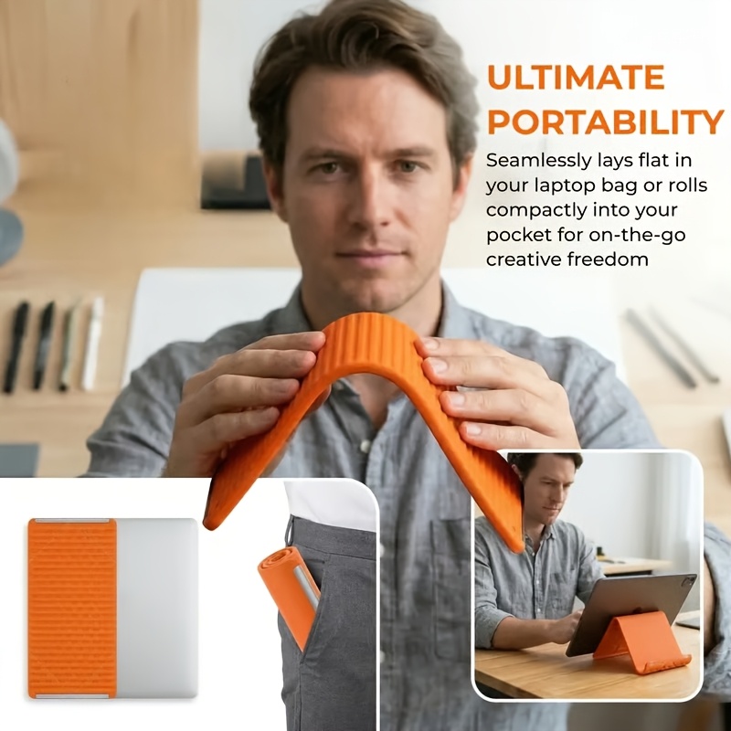 Flexible Folding Phone Holder  - Essential Tablet Accessories ulasan dan harga