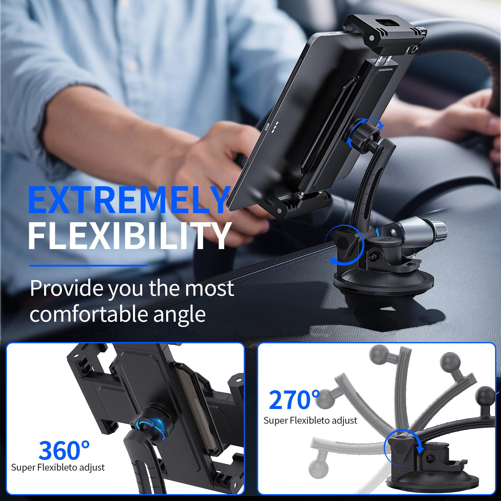 Universal Car Dashboard Windsh - Car Accessories Tablet Holder ulasan dan harga