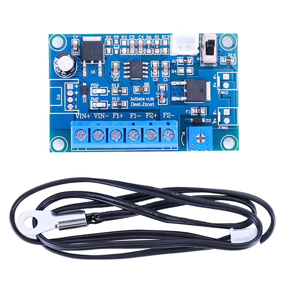 DC 12V 24V 4A Fan Temperature  - Tablet Computer Accessories ulasan dan harga