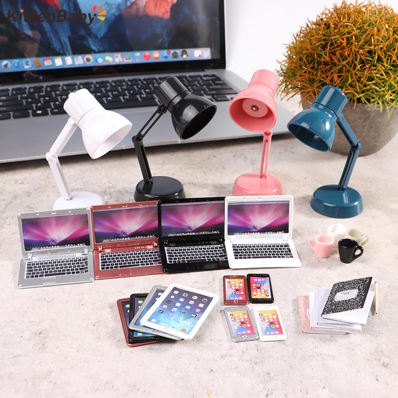 6/7Pcs/Set 1:12 Dollhouse Mini - Tablet Accessories For Kids ulasan dan harga