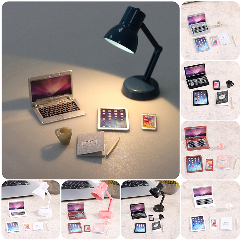 6/7Pcs/Set 1:12 Dollhouse Mini - Tablet Accessories For Kids ulasan dan harga